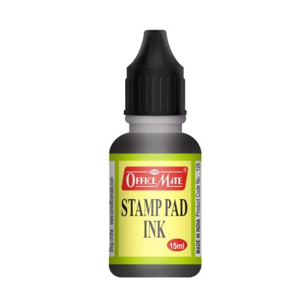 OfficeMate Stamp Pad Ink 15ml Black - 126