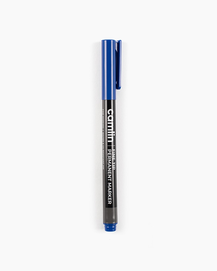 Camlin Marker Pen Blue(Pack of 10) - Image 3