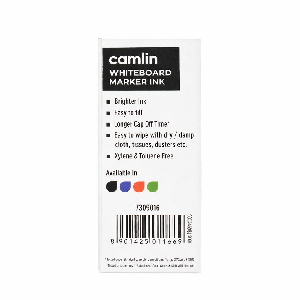 Camlin White Board Marker Ink 15ml- Black - Image 3