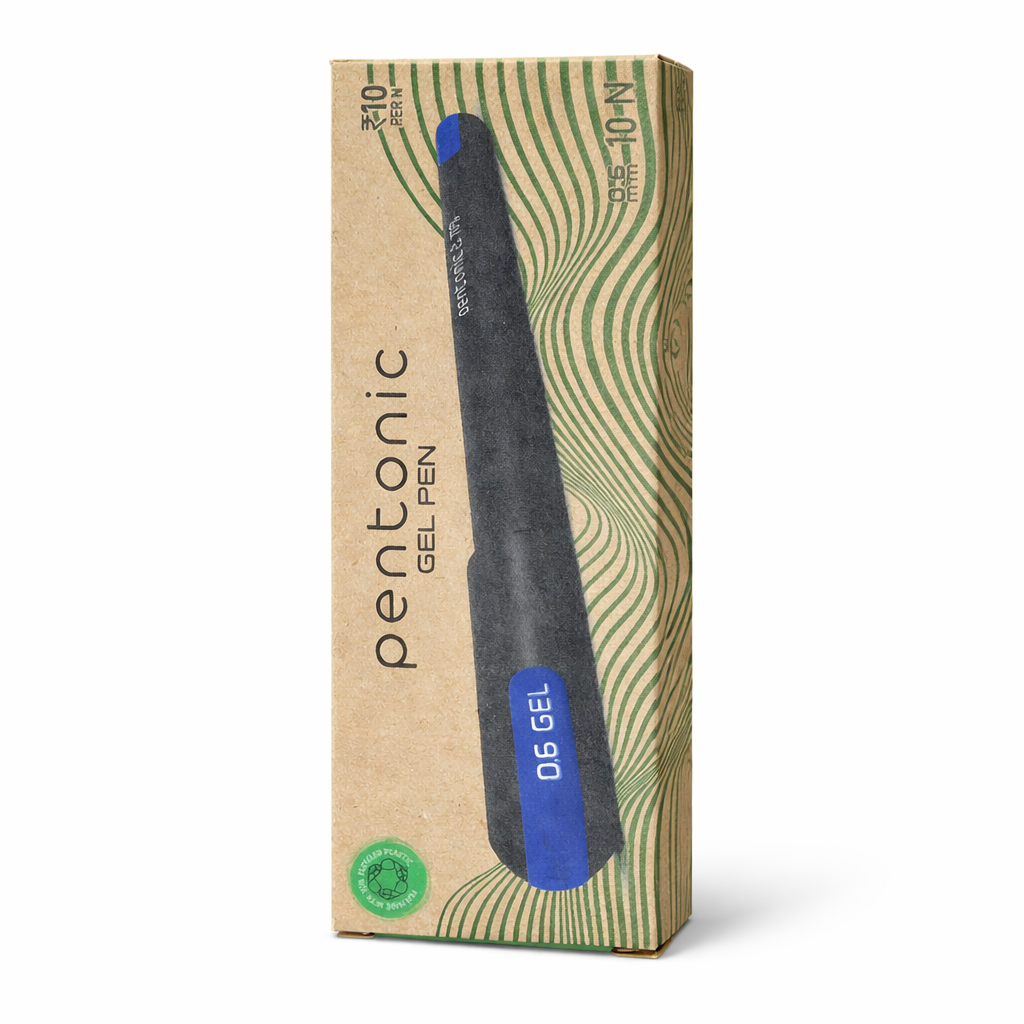 Pentonic Gel Pen Black(Pack of 10)