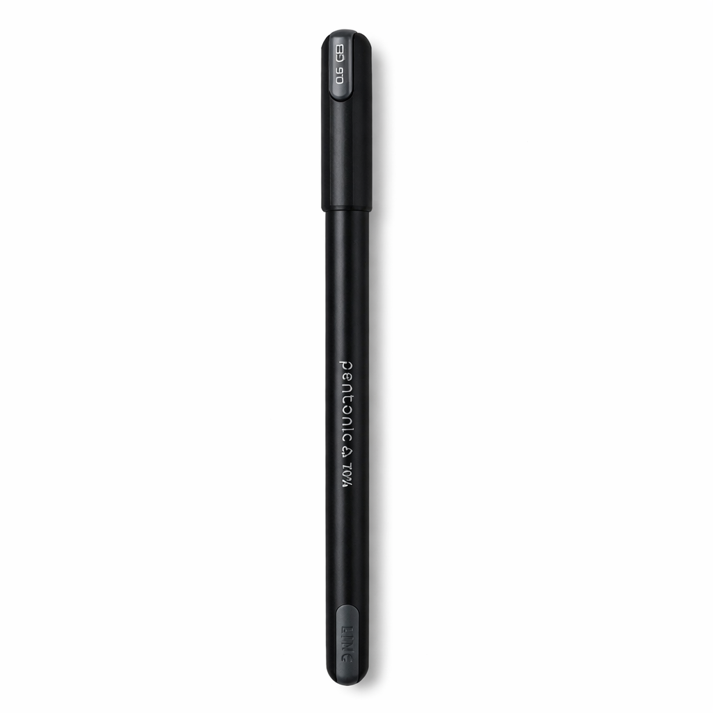 Pentonic Gel Pen Black(Pack of 10) - Image 2