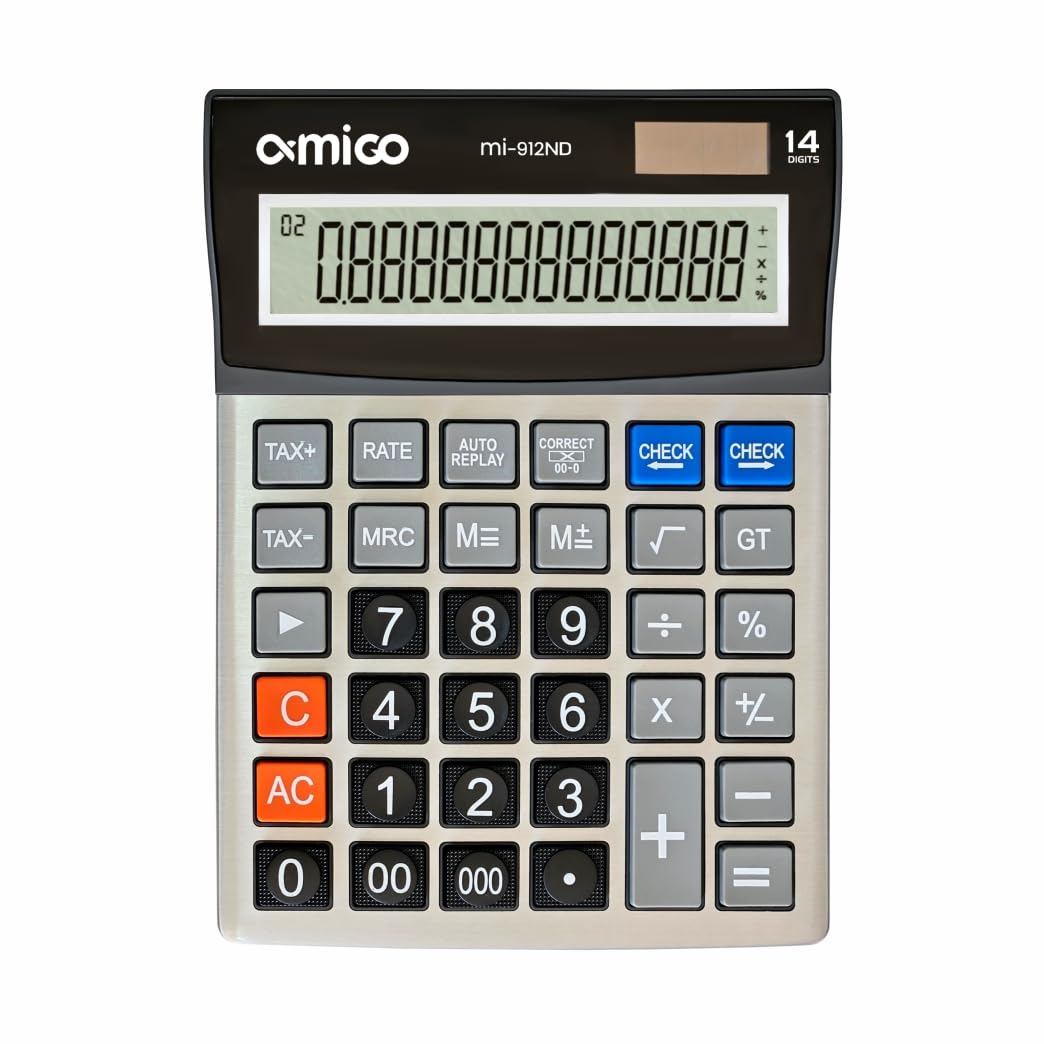 Amigo 912ND Calculator(1 Year Warranty)