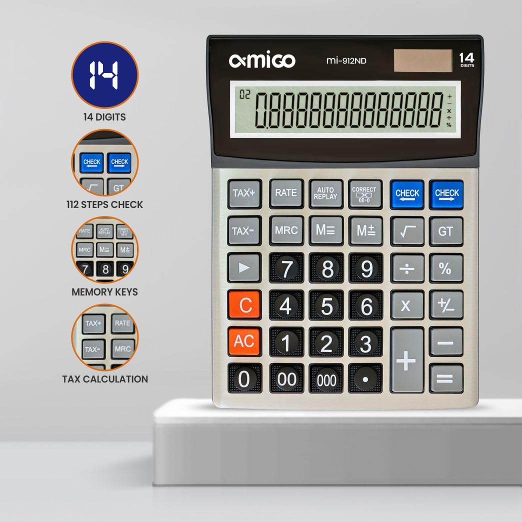 Amigo 912ND Calculator(1 Year Warranty) - Image 3