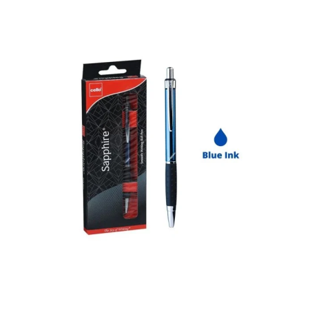 Cello Sapphire Ball Pen-Blue