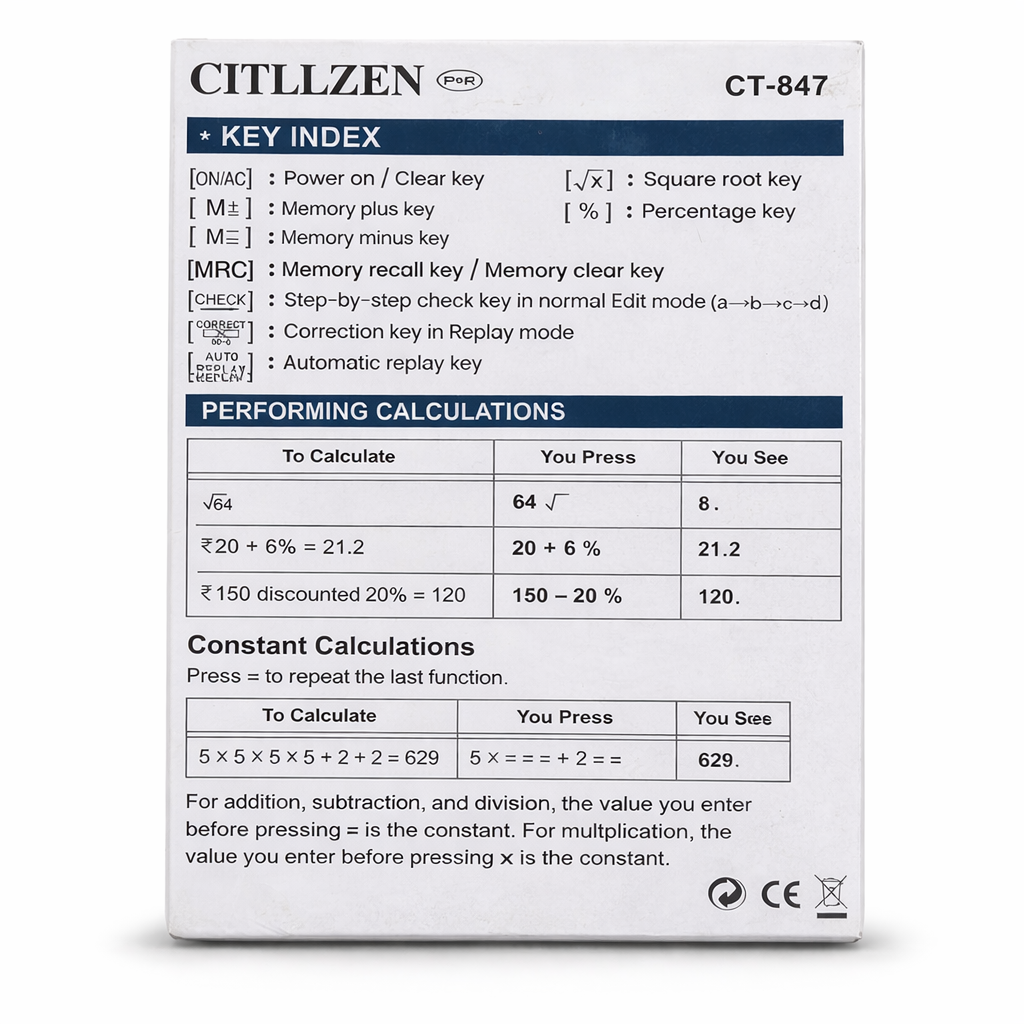 CITLLZEN CT-847 - Image 2
