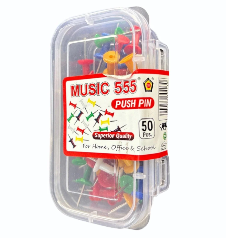 Music 555 Push Pin