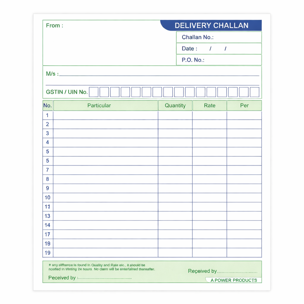 Power Delivery Challan No-1 - Image 3