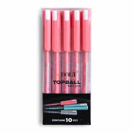 Rebolt TOPBALL Pen Red (Pack of 10)
