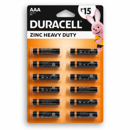 Duracell Zinc Heavy Duty AAA Cell