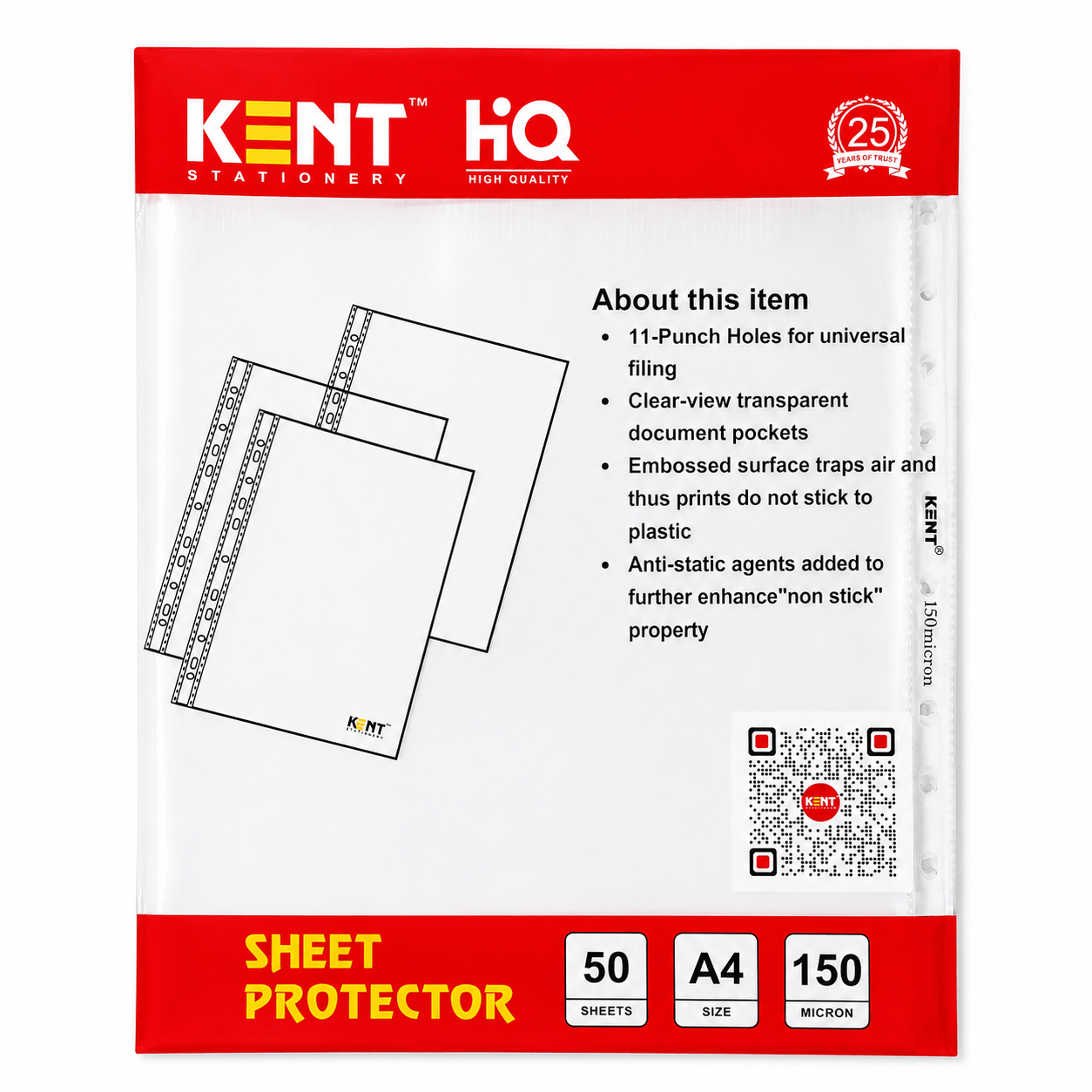 Kent Sheet Protector A4 (Medium Thickness)